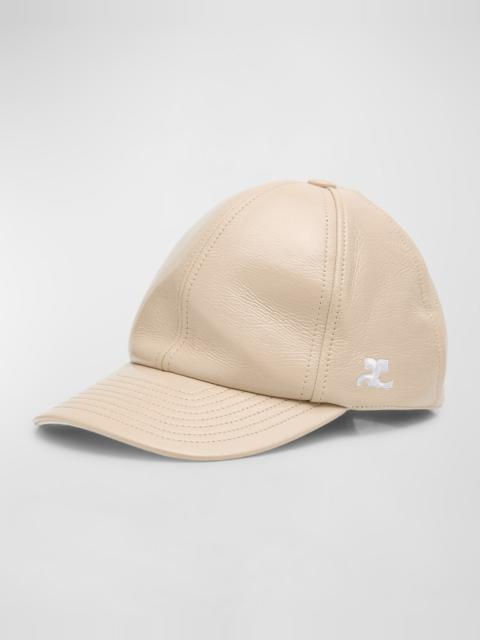 courrèges Re-Edition Vinyl Baseball Cap