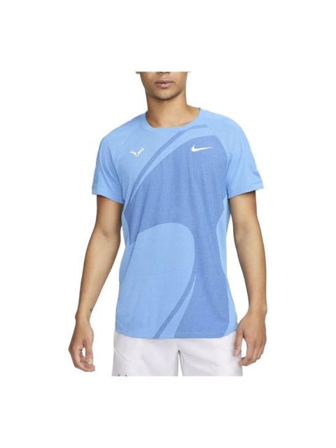 Nike Nike Dri-Fit RAFA Short-sleeve Tennis T-Shirts 'Blue' DV2878-412