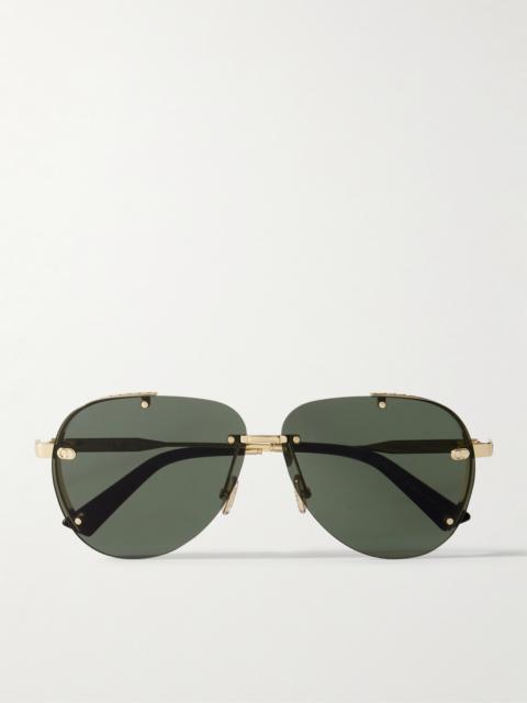 Dior NeoDior A1U Aviator-Style Gold-Tone Sunglasses