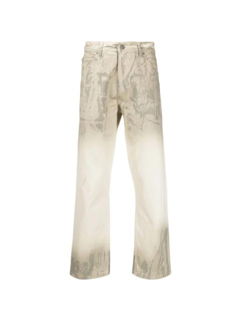 A-COLD-WALL* Corrosion tie-dye straight-leg jeans