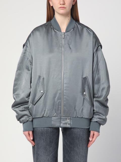 HALFBOY®️ Grey zipped over bomber jacket