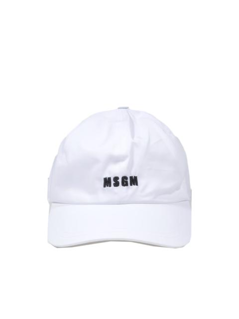 MSGM logo-embroidered cap
