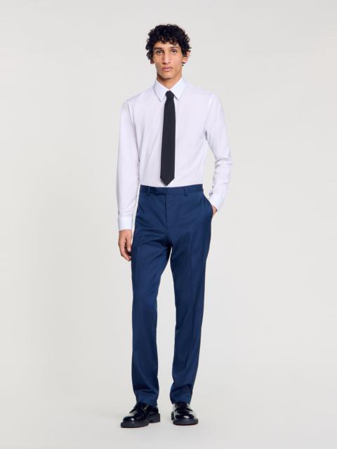 Sandro WOOL SUIT TROUSERS