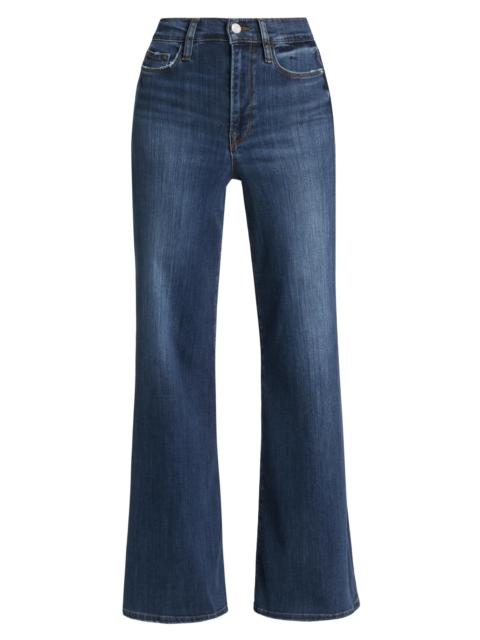 FRAME Women's Le Palazzo High-Rise Wide-Leg Jeans - Orlena