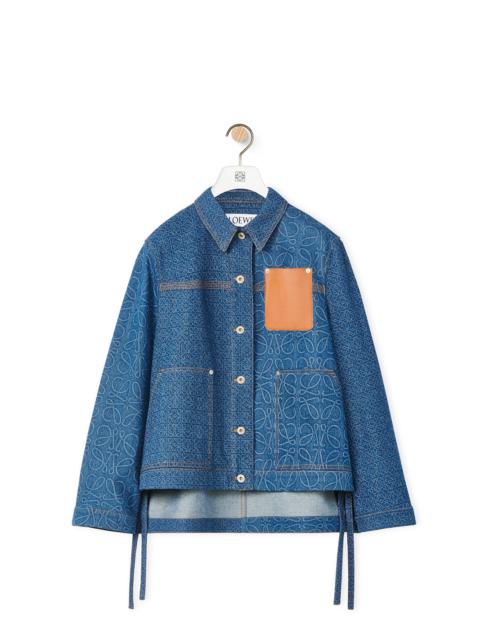 Loewe Anagram workwear jacket in denim