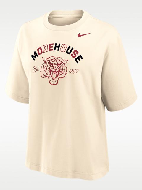 Nike Nike College (Morehouse College) Women's Boxy Cotton T-Shirt