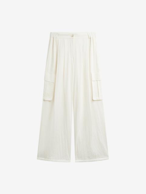 The Frankie Shop Trevi Textured Cargo Pants - Cream