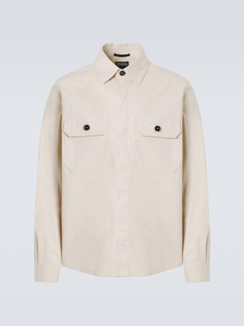 ZEGNA Cotton-blend overshirt