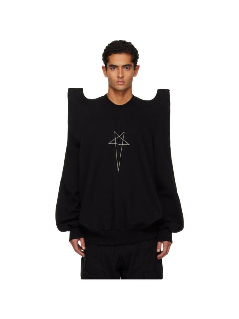 Rick Owens DRKSHDW Black Concordians Tecsweat Sweatshirt