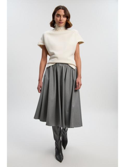 KAREN MILLEN Tailored Marl Full Skirt