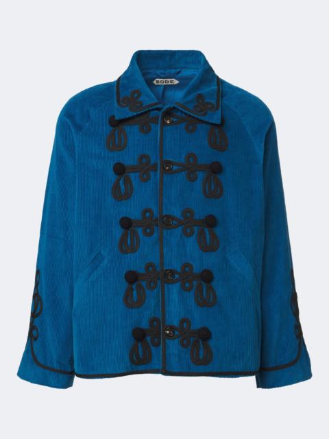 BODE Stagecoach embroidered cotton corduroy jacket