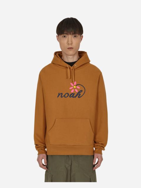 Noah Florist Hooded Sweatshirt Brown