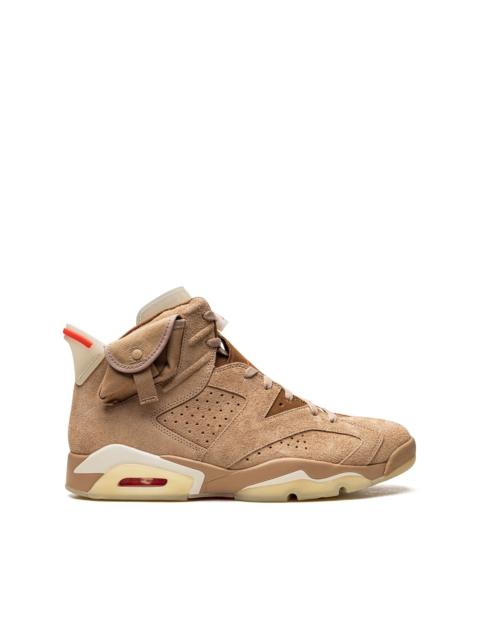 x Travis Scott Air Jordan 6 Retro SP "British Khaki Promo Sample" sneakers