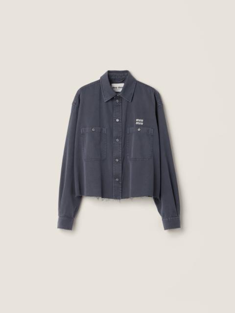 Miu Miu Light denim shirt