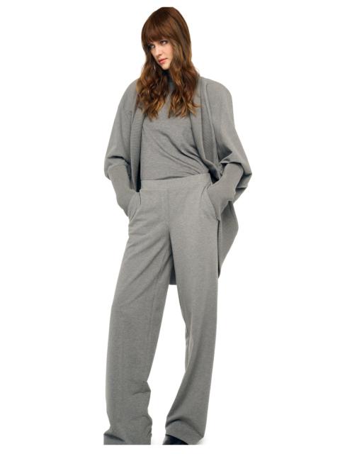 NORMA KAMALI FLAT FRONT WIDE PANT