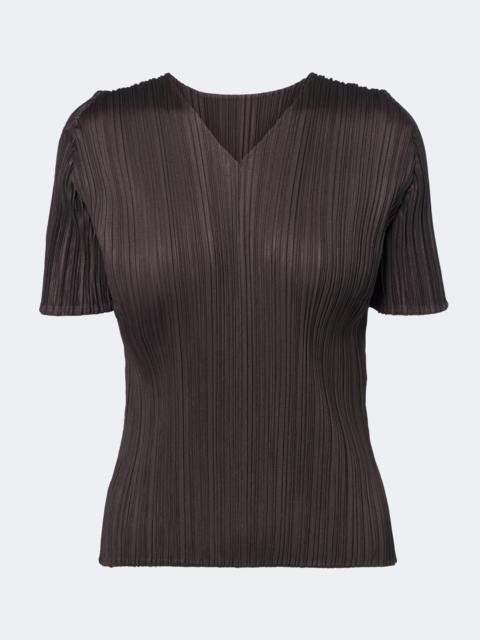 Pleats Please Issey Miyake Monthly Colors: August pleated top