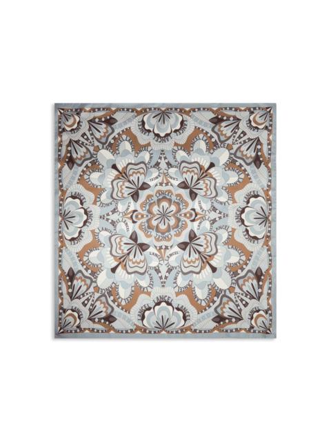 LANCEL Square 70 floral-motif silk scarf