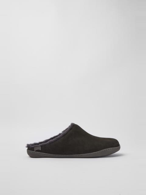 CAMPER Peu Dark grey nubuck shoes for men