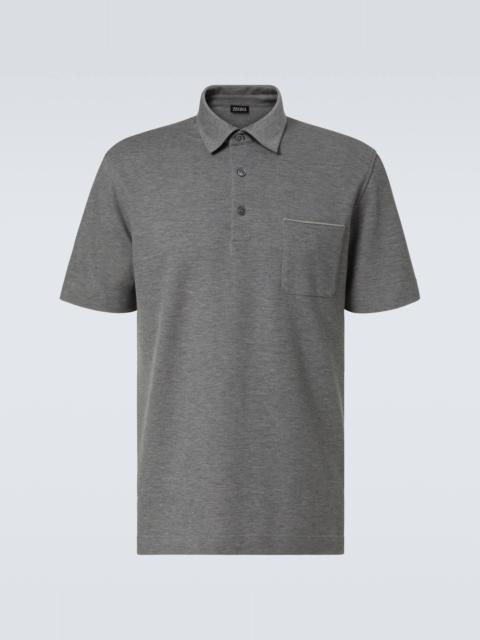 ZEGNA Cotton polo shirt