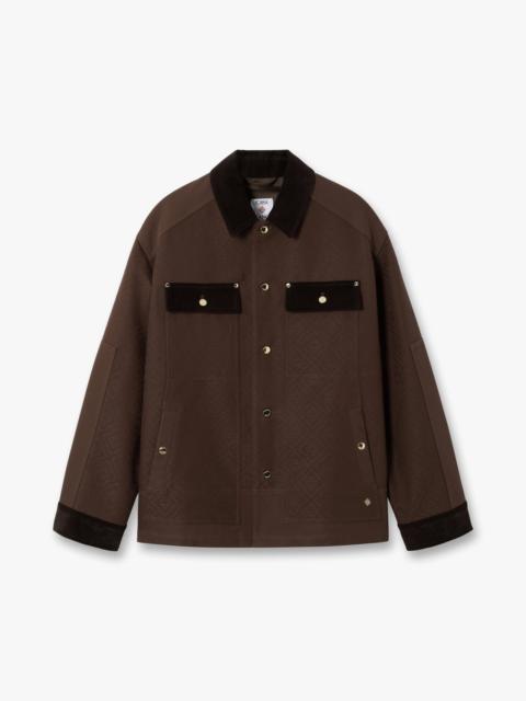 CASABLANCA Dark Brown Workwear Safari Jacket