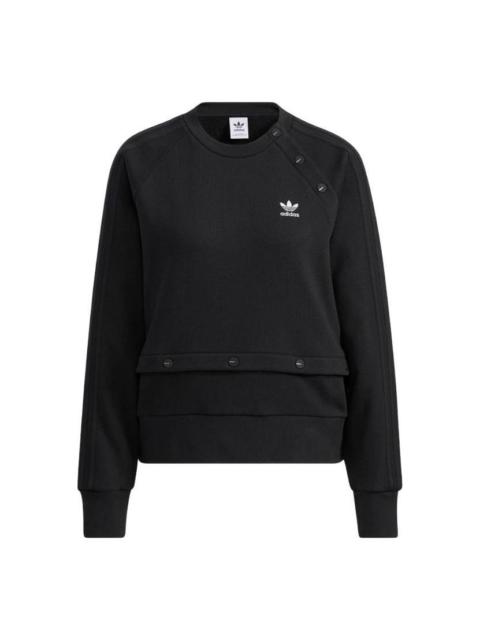 adidas (WMNS) adidas Originals AO Crew Sweatshirt 'Black' HH9457