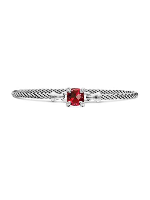 DAVID YURMAN Women's Chatelaine Bracelet in Sterling Silver - Rhodolite Garnet