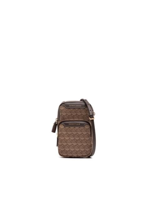 Essentials monogram-jacquard crossbody bag