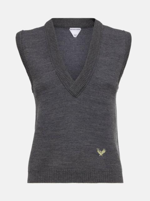 Wool sweater vest