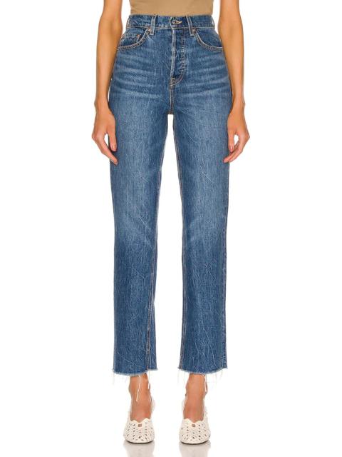 GRLFRND Cassidy Mid Rise Straight