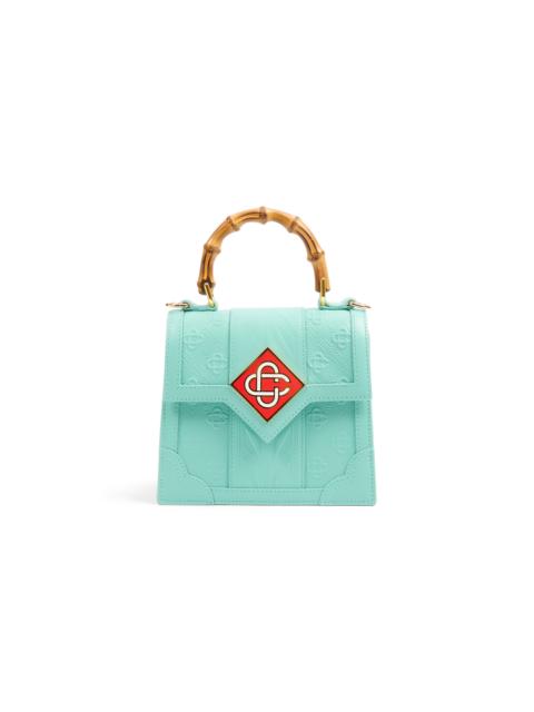 CASABLANCA Turquoise Mini Jeanne Bag
