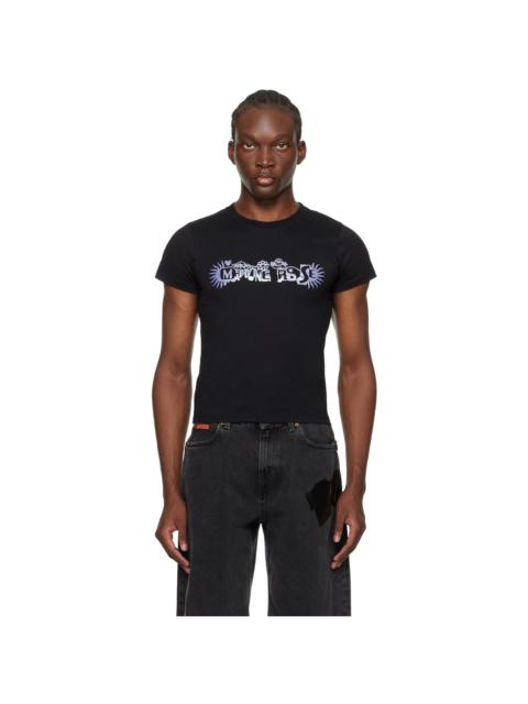 Martine Rose Black Shrunken T-Shirt