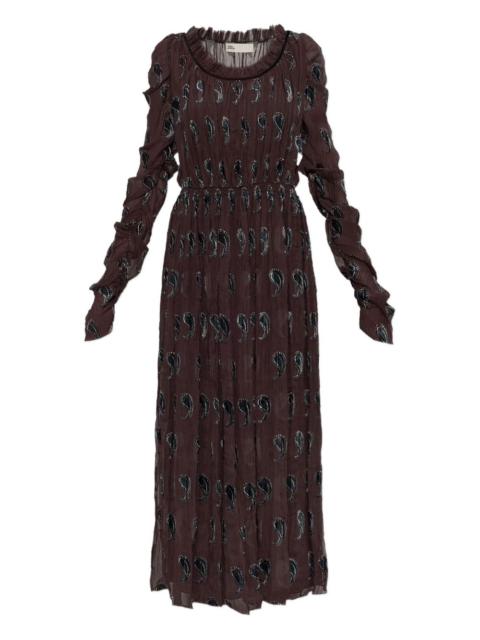 TORY BURCH paisley-print midi dress