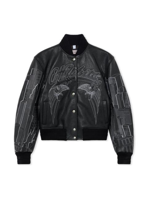 Off-White Eagle Skyline Lea Varsity