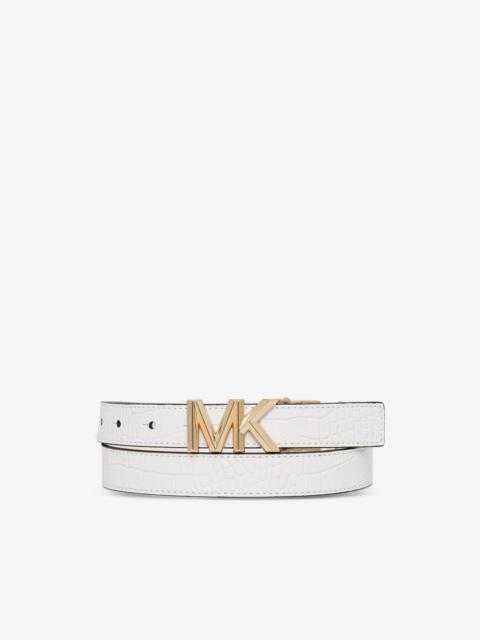 MICHAEL KORS logo-buckle belt