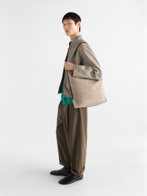 Lemaire BELTED TOTE BAG IN HEAVY ECO COTTON CANVAS