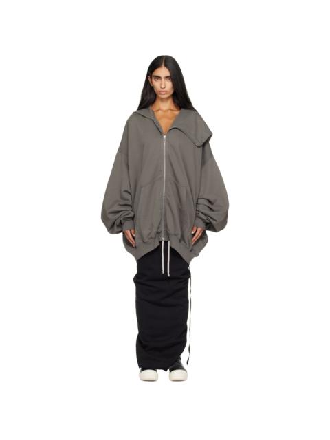 Rick Owens DRKSHDW Gray Tower Mountain Hun Hoodie
