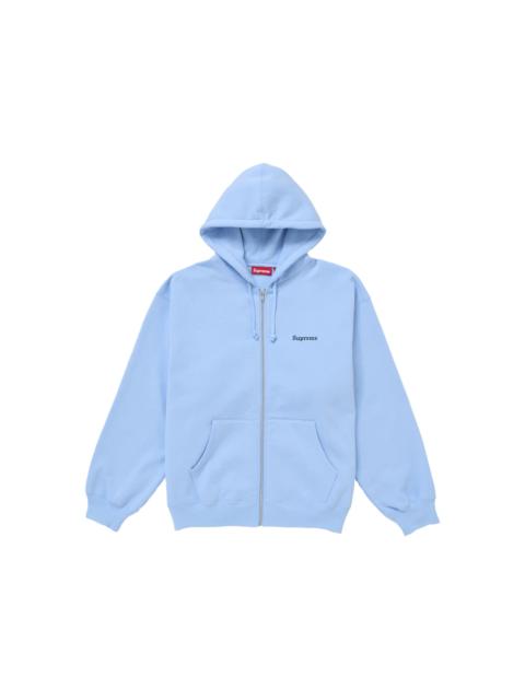 Supreme Supreme IDGAF Zip Up Hooded Sweatshirt Navy - 78d76890