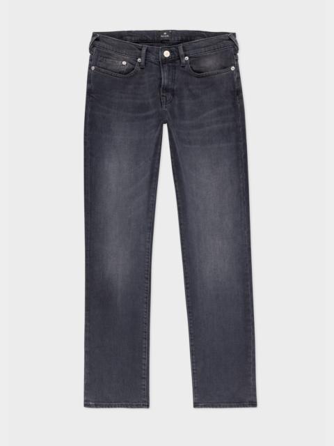 Paul Smith Tapered-Fit Antique-Wash Black Stretch Jeans