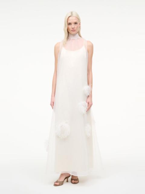 STAUD STAUD ALBEE DRESS WHITE