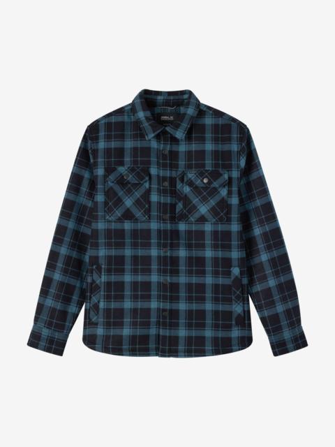O'Neill TRVLR Micro High Pile Lined Flannel Long Sleeve Shirt