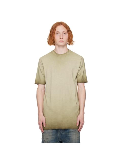 Boris Bidjan Saberi Khaki Rib T-Shirt