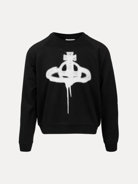 Vivienne Westwood SPRAY ORB RAGLAN SWEATSHIRT