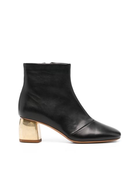 forte_forte block-heel ankle boots