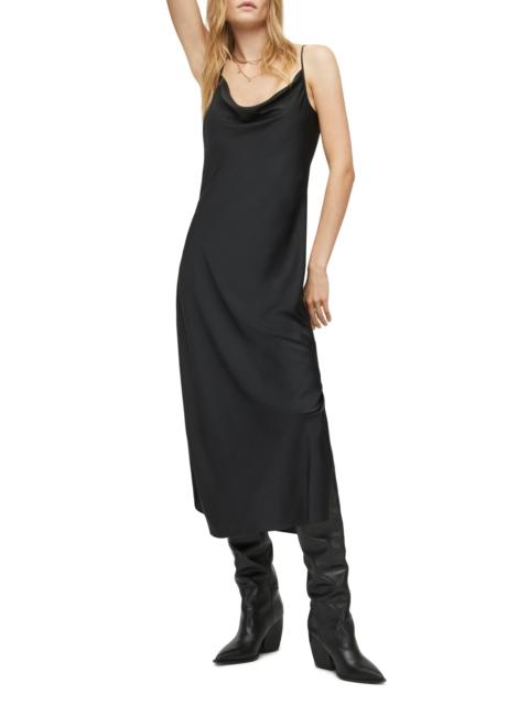 ALLSAINTS Women's Hadley Satin Slipdress - Black