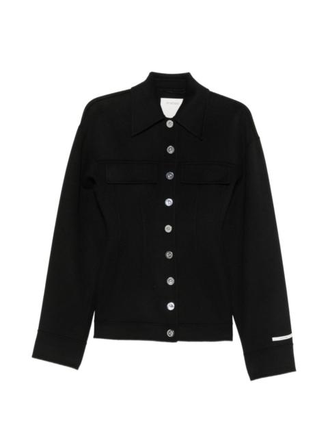 Sportmax panelled button-down jacket