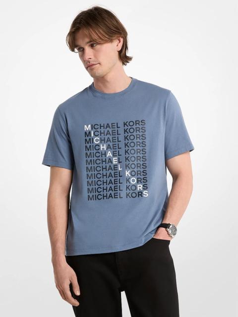 MICHAEL KORS Graphic Logo Cotton Jersey T-Shirt