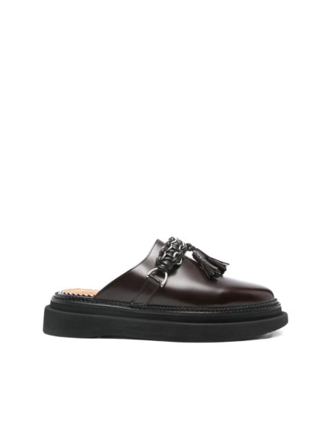 TOGA VIRILIS Pulla leather mules