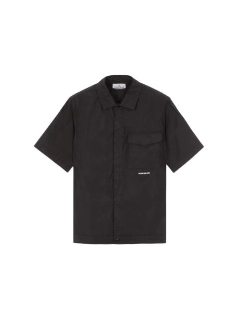 Stone Island Stone Island Short Sleeve Overshirt Black