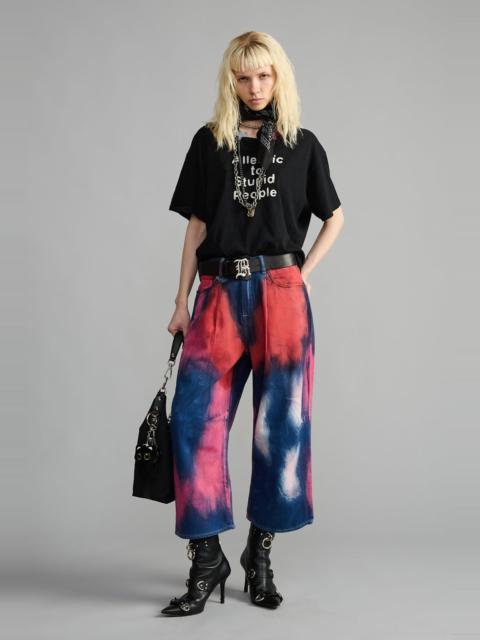 R13 CROP WIDE LEG JEAN