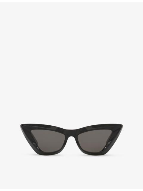 Bottega Veneta BV1101S Cat Eye-Frame Acetate Sunglasses